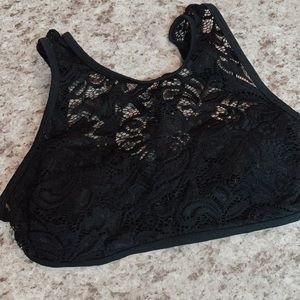 Black bikini top